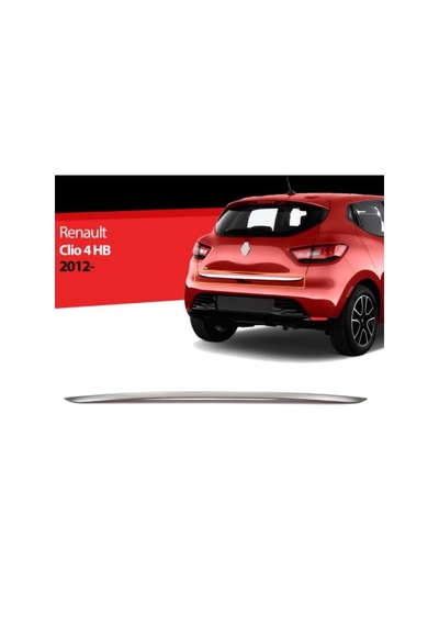 Renault Clio 4 Hb Krom Bagaj Alt Çıtası 2012 ve Üzeri (00) (ŞüsCarOto Aksesuar)