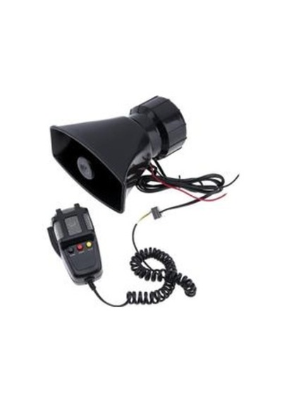 Carub 3 Sesli 12V-40W Mikrafanlu Siren