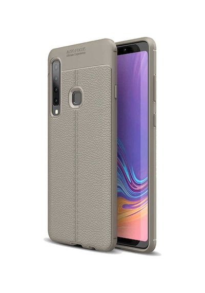 Samsung Uyumlu Galaxy A9 2018 Kılıf Deri Tarzı Niss Silikon Case
