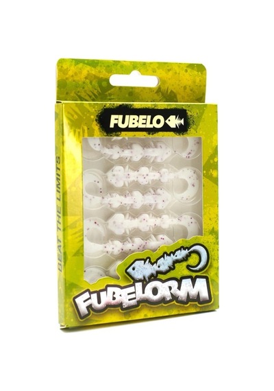 Fubelo Fubelorm 6 Cm Kokulu Silikon Balık 8 Pcs Pearl White Glow