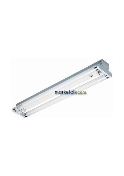 Sıva Üstü 2X18 Watt Tms Bant Armatür. Elektronik Balastlı Beyaz