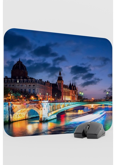 Fransa Paris France V1 48x40 Xl Gaming Kauçuk Kaymaz Taban Mouse Pad Fare Altlığı