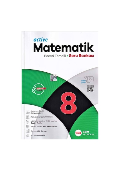 Sbm Active Matematik Beceri Temelli 8. Sınıf Lgs Soru Bankası