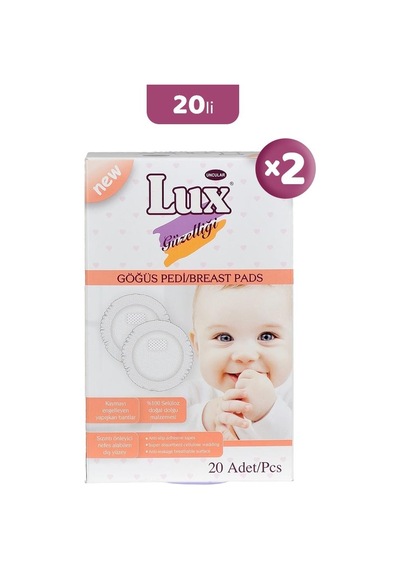 Lux Göğüs Pedi 20 Lix 2 Paket