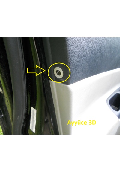 Ayyüce 3d, Hyundai Accent 2007 Kasa Kapı Döşeme Sabitleme Pulu 5x