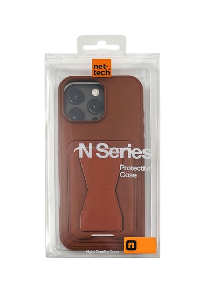 Nettech Apple Uyumlu iPhone 16 Pro Max Nt-n087 Arka Koruma Kılıf - Kahverengi Kahverengi
