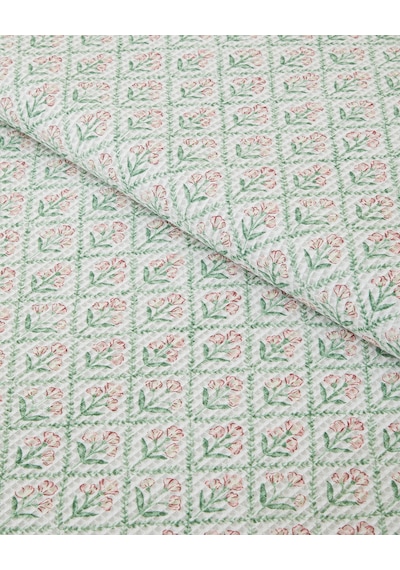 Bloom Crest Tek Kişilik Pike 150x220 Cm Yeşil