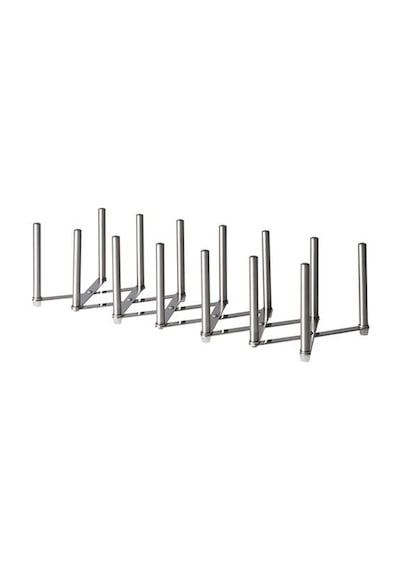Tencere Kapağı Düzenleyici 14x10 Cm Ikea Dolap İçi Düzenleyici Ka Gümüş