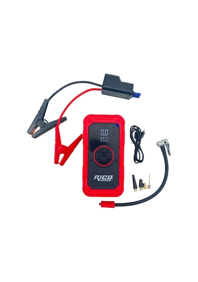 Rico 022-rc4073 Rico Dijital Akü Takviye Cihazı Ve Lastik Şişirme Kompresörü 12000 A