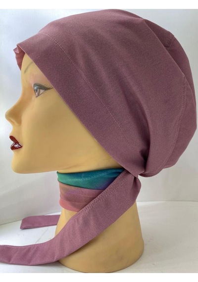 Onurteks Medikal Tesettür Bone & Cerrahi Tesettür Bone Düz Renk Likralı Çok Renkli