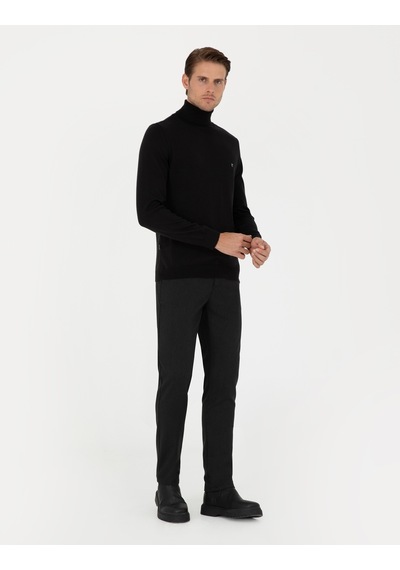 Pierre Cardin Erkek Triko Kazak - Siyah 50296602-VR046