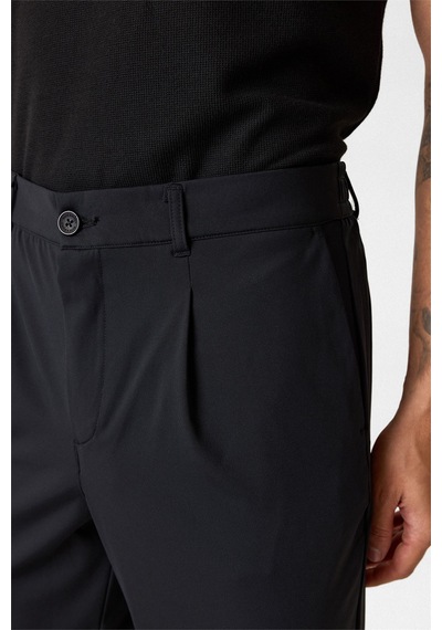 Back And Bond Siyah Slim Fit Örme Jogger Pantolon Çok Renkli