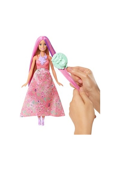 Barbie Hayaller Ülkesi Renkli Saçlı Prenses Dwh42
