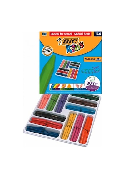 Bic Kids Plastidecor Triangle Elleri Kirletmeyen Üçgen Mum  Pastel