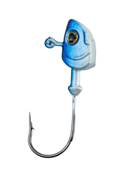 Jighead - Zoka - Kurşunlu Olta İğnesi - Xh-a 11 - Mavi Beyaz - 8 Gr - 10 Adet