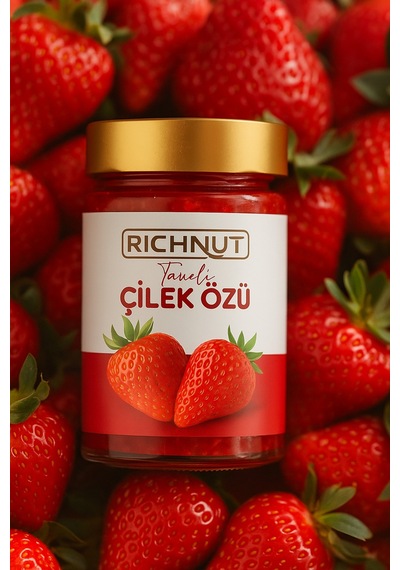 Çilek Özü Şekersiz, Katkısız Ve Doğal