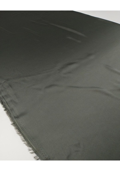 Koyu Yeşil Renkte Astarlık Mat Saten Kumaş 145x290cm-10959 Yeşil
