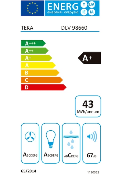 Teka DLV 98660 BK Duvar Tipi Davlumbaz 112930029