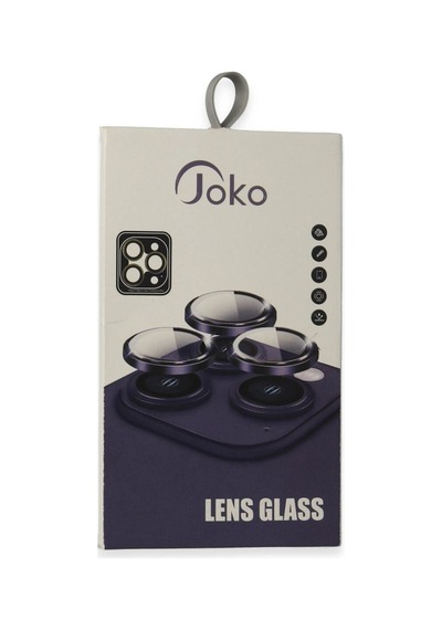 Joko Apple İphone 15 Pro Max Pvd Metal Kamera Lens Darbeye Dayanıklı Tam Uyumlu - Siyah