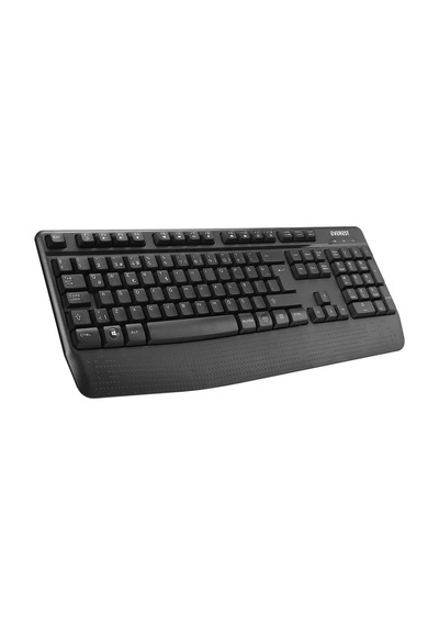 Everest Km-3335, Siyah, 2.4ghz Kablosuz, Türkçe Q, Multimedya, Klavye Mouse Set