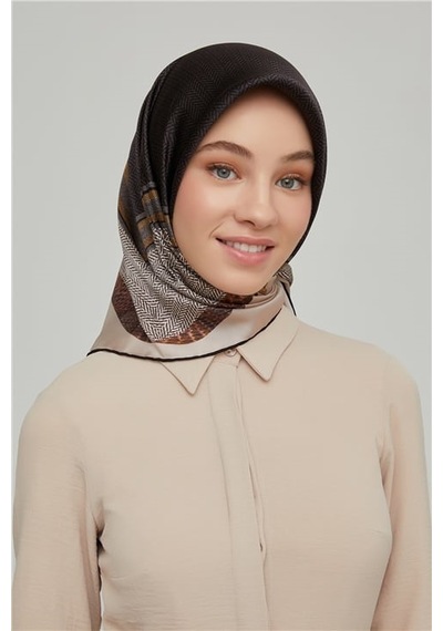 Armine Sura İpek Eşarp 21ka8619 01 Çok Renkli