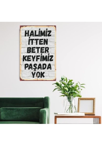 Ahşap Retro Mdf Poster , Komik Sözler , Duvar Yazıları , Manzara , Tarih , Edebiyat - Tbl0341