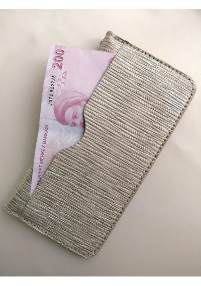 Luna Luster Hakiki Deri Gold Portföy Uzun Kadın Cüzdan Kart & Telefon & Pasaportluk Bölmeli Drc30