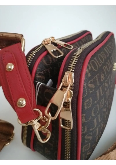 Just Polo Kadın Omuz Çantası 440113mh Kahve Kırmızı