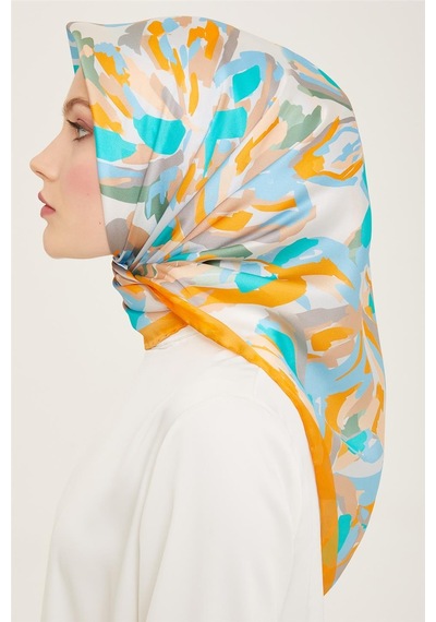 Armine Twill İpek Eşarp 24ya9140 51 - Desenli