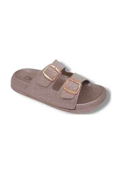 Trendyshose 20061 Simli Kadın Anatomic Terlik Bakır