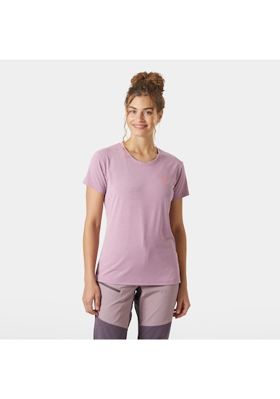 Helly Hansen W Skog Recycled Graphıc T-shırt Mor