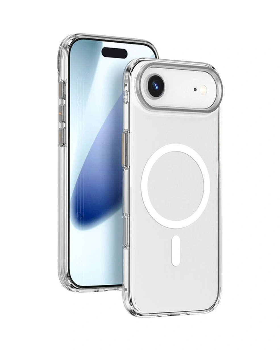 Schitec Apple Uyumlu iPhone 17 Air Magsafe Özellikli Şeffaf Kılıf