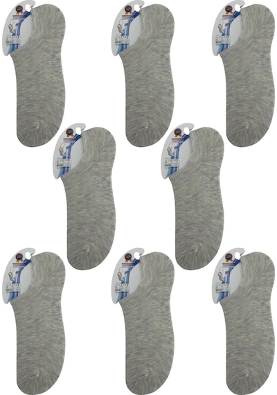 Ragi Store 8'li Sıfır Bilek Unisex Çorap Gri