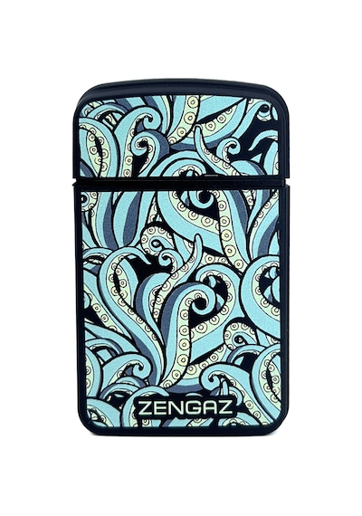 Zengaz Cool Tasarım Jet Alev Çakmak - Kraken Siyah