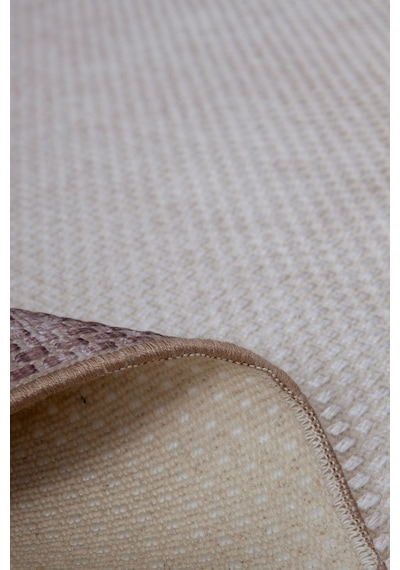 Decoser Hasır 8064 Krem Bej Halı Kilim Kaymaz Taban Salon Mutfak Kesme Yolluk Krem - Bej