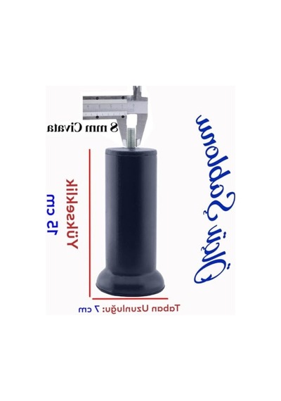 Metal Yükseltme Ayağı, M8 İnce Diş, 15 Cm, 12 Adet 6395751