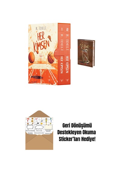 Her Kimsen Serisi Kutulu Set Ciltli + Eflâl 3 Ciltli + Okuma Sticker'ları