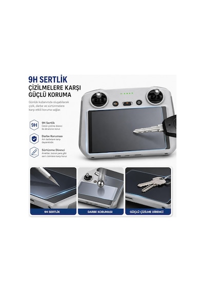Djı Rc/djı Rc 2 İle Uyumlu Nano Ekran Koruyucu, Hd Şeffaf, Parmak İzi Önleyici, Çizilme Darbe Korumalı, Hassas Dokunmatik, Kolay Uygulama Ekran Koruma Camı Dron Aksesuar Reci