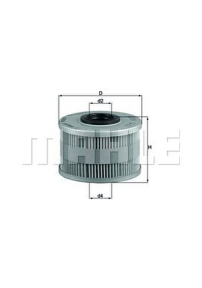 KNECHT KX79D Mazot Filtresi CLIO II 00-05 Kangoo 98- Megane 97-99 Laguna I 97-01 Trafic 89-01 1.9D 1.9 Dtı