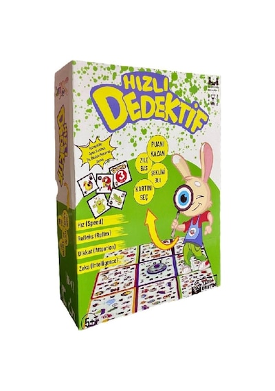 Hızlı Dedektif Akıl Mantık Zeka ve Strateji Oyunu Lüx Dedektif