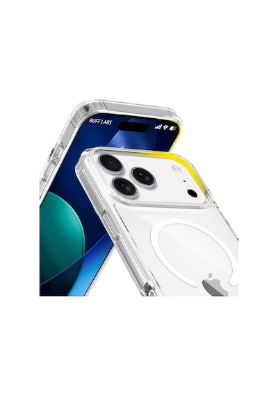 Buff Apple Uyumlu iPhone 17 Pro Max Magsafe Air Hybrid Şeffaf Kılıf