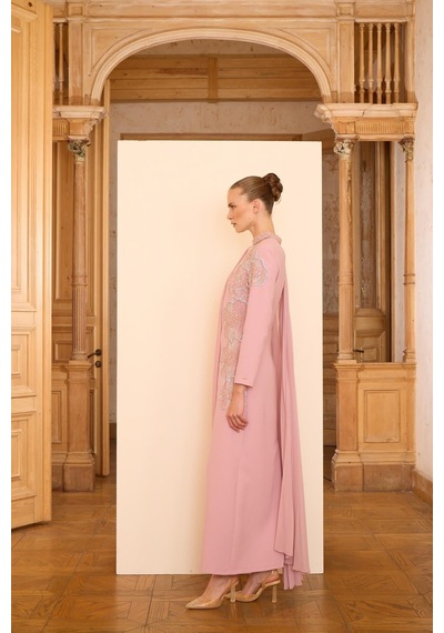 Senna Rosalın Dress Ekinezya Açık Fuşya