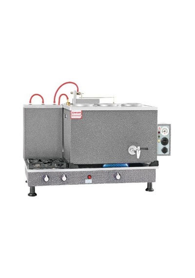 Meşale 3 Demlikli Elektrik + Gazlı Full Otomatik Çay Kazanı - Fetih 1453