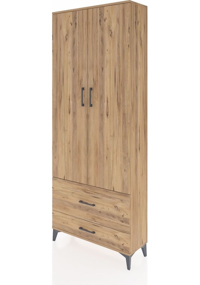 Arges Dolap 2 Raflı 2 Çekmeceli Tek Askılı 88x30x221 Çam-çam Çam Arges Dolap 2 Raflı 2 Çekmeceli Tek Askılı 88x30x221 Çam-çam Çam