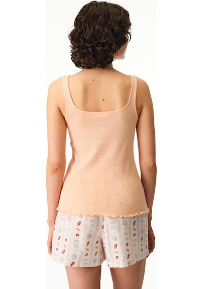 Penti Somon Morning Time Pamuklu Şortlu Pijama Takımı