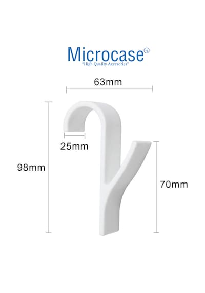 Microcase Kalorifer Radyatör Peteğinden Havlu Bornoz Kurutma Askılığı -al4955 1 Adet Beyaz