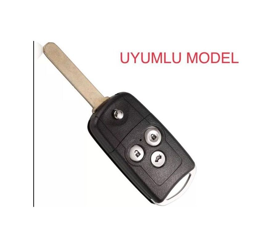 Civic Accord Crv Silikon Anahtar Kılıfı Kırmızı Renk