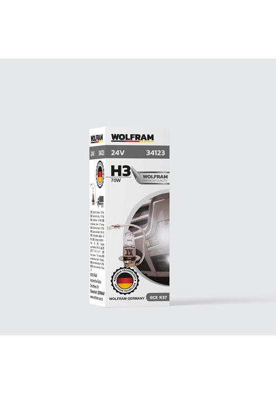 H3 Ampul Standart Işık 24v 70w - Wolfram 34123