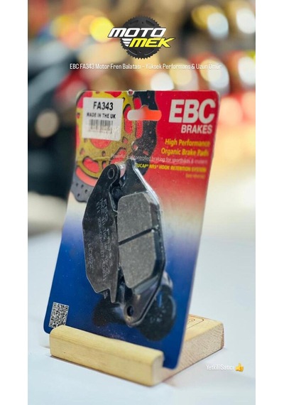 Yamaha Mw 125 Tricity Scooter Arka 14-16 Ebc Fa343 Motor Fren Balatası Yüksek Performans & Uzun Ö