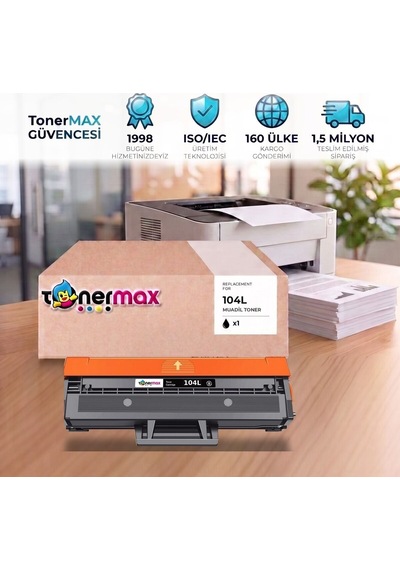 Samsung Scx-3200w Uyumlu Toner Çipli Mlt-d104l 20'li 2.500 Sayfa